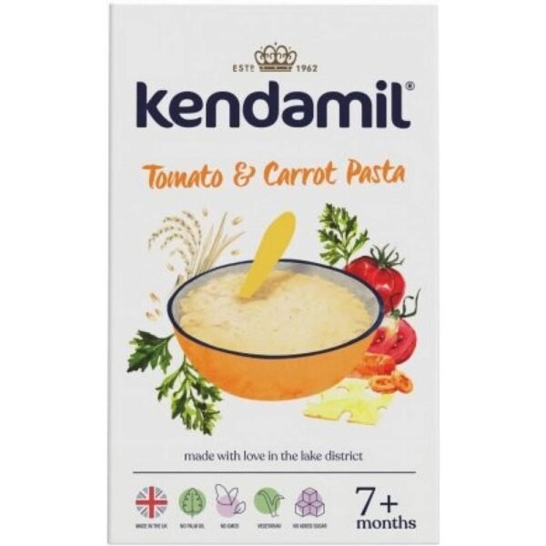 Porridge with tomatoes, carrots and pasta 150 g, Kendamil