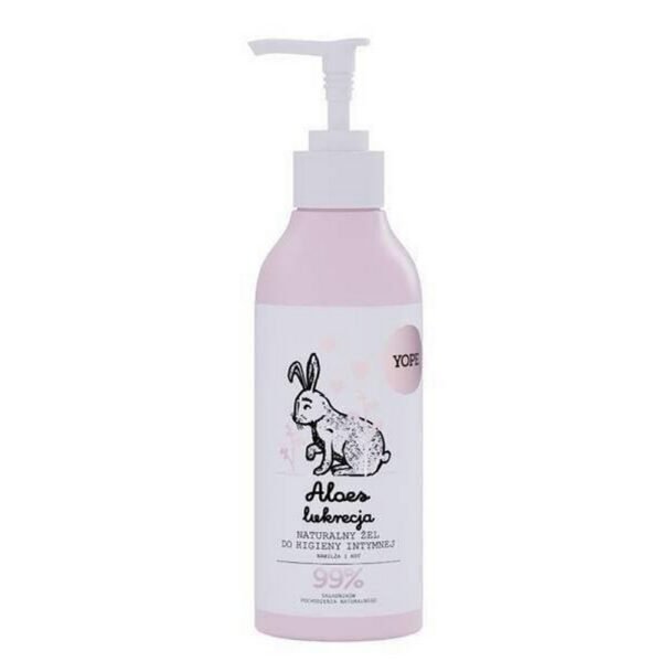 Aloe and Licorice intimate hygiene liquid 300 ml, YOPE