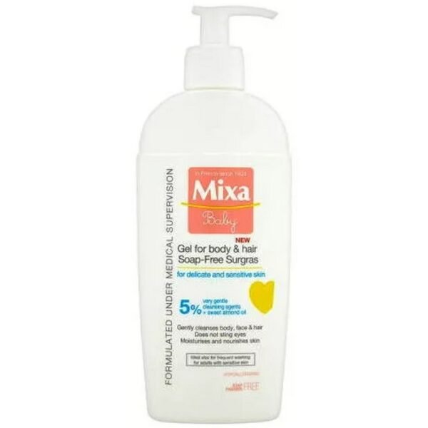 The very gentle formula without soap gently washes your baby's body and hair. Enriched with almond oil, it hydrates and nourishes the skin.