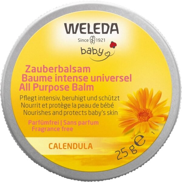 Weleda Calendula - multi-purpose baby balm The balm supports the natural protective barrier of children's skin