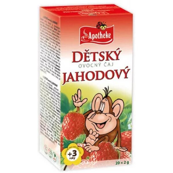 Dietary supplement. Flavored fruit tea, portioned in infusion bags. Intended for children from 3 years old.