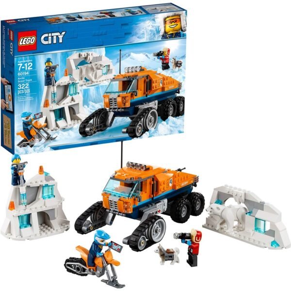 LEGO City Plastic Bricks. Universal studs intended for students (> 6 years old). Assembly Difficulty Level: Easy