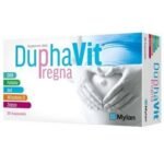 DuphaVit Pregna is a dietary supplement designed for pregnant and breastfeeding women. The ingredients of the preparation help supplement the diet with DHA acid, folates, iodine, vitamin D3 and iron, which are so important for the health of the mother, fetus or breastfed child.