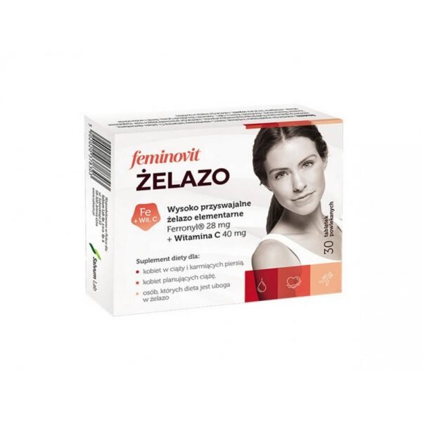 Hierro elemental altamente absorbible Ferronyl® 28 mg + Vitamina C 40 mg