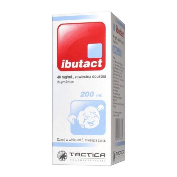 Ibutact contains the active substance ibuprofen,anti-inflammatory and antipyretic properties․