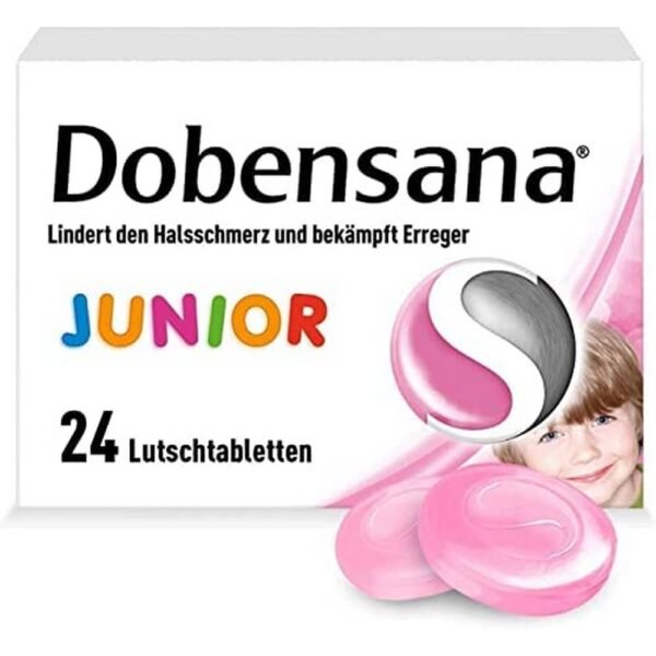 Strepsils Junior is a sugar-free lozenge medicinal product for use in inflammation of the mouth and throat