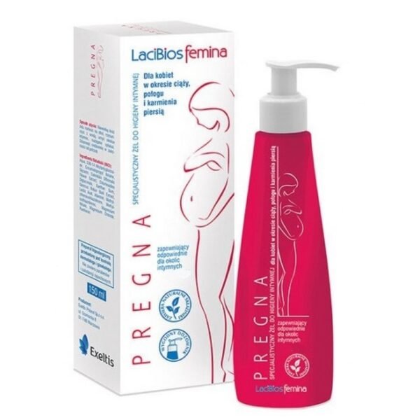 Lacibios Femina Pregna Intimate Hygiene Liquid for Pregnant Women 150Ml, Exeltis