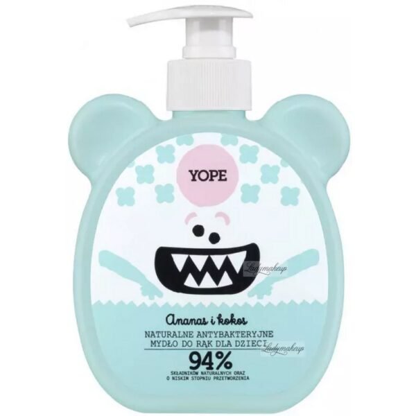 YOPE natural baby soap is recommended for the youngest hands of our children, over 3 years of age.