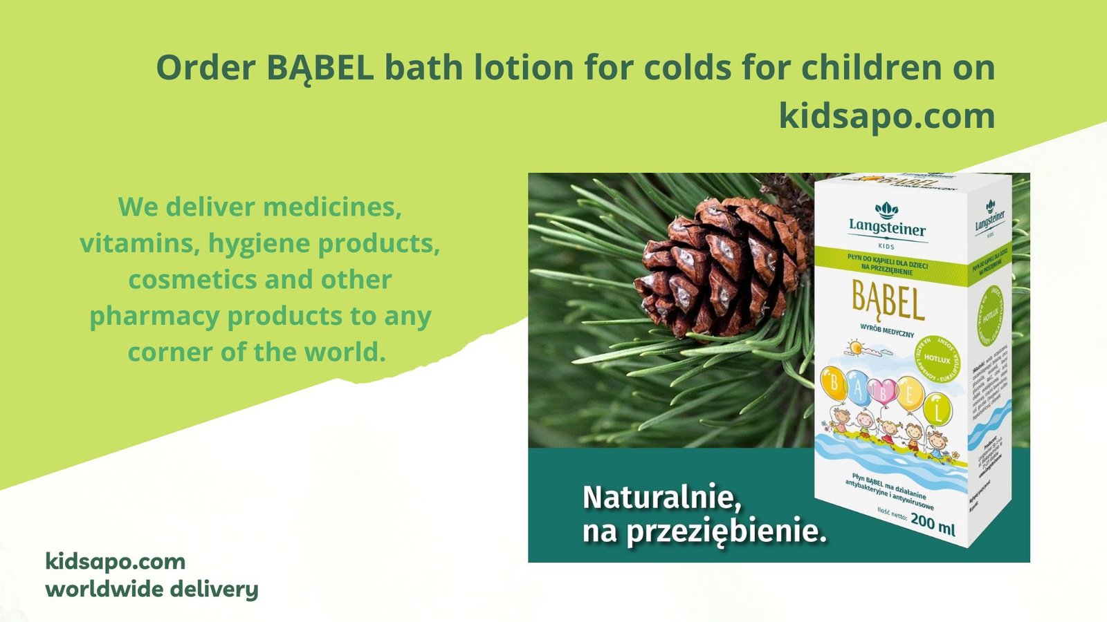 Order BĄBEL bath lotion