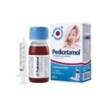 Pedicetamol® contains paracetamol, which belongs to the group of painkillers and antipyretics.