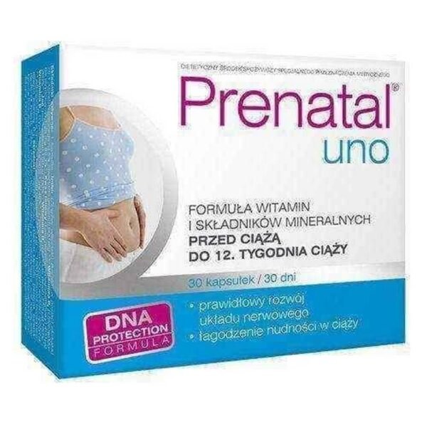 Prenatal uno es una preparación única recomendada para mujeres en preparación para el embarazo y en el primer trimestre del embarazo.
