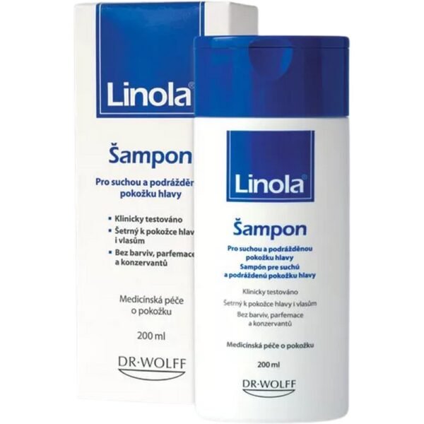 Hypoallergenic shampoo with linoleic acid restores the skin's protective barrier and helps alleviate dryness and irritation. It is gentle and non-irritating to the skin.