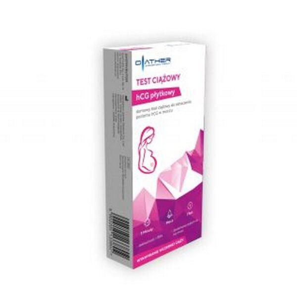 Easy to use The hCG plate pregnancy test FHC-102H detects the hormone hCG (human chorionic gonadotropin) in a urine sample. It is designed to detect pregnancy at an early stage