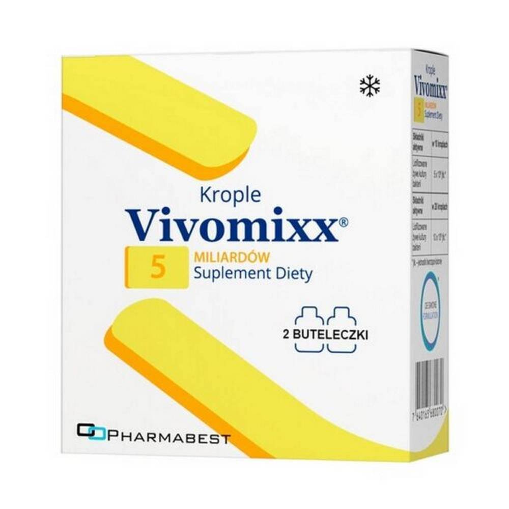 vivomixx drops 2 x 5 ml 2 bottles pharmabest Капли Vivomixx – пищевая добавка для новорожденных, младенцев и детей ясельного возраста.