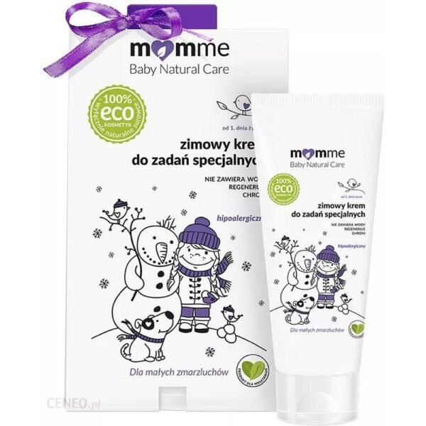 Winter cream for special tasks perfectly spreads and protects the skin of the whole family against the harmful effects of frost, wind and cold.