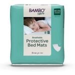 Bambo Nature protective mats are breathable, disposable underlays for protecting beds and seats.