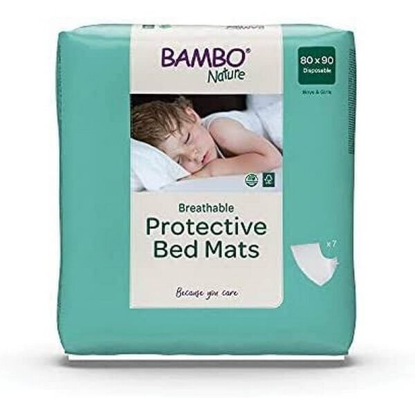 Bambo Nature protective mats are breathable, disposable underlays for protecting beds and seats.