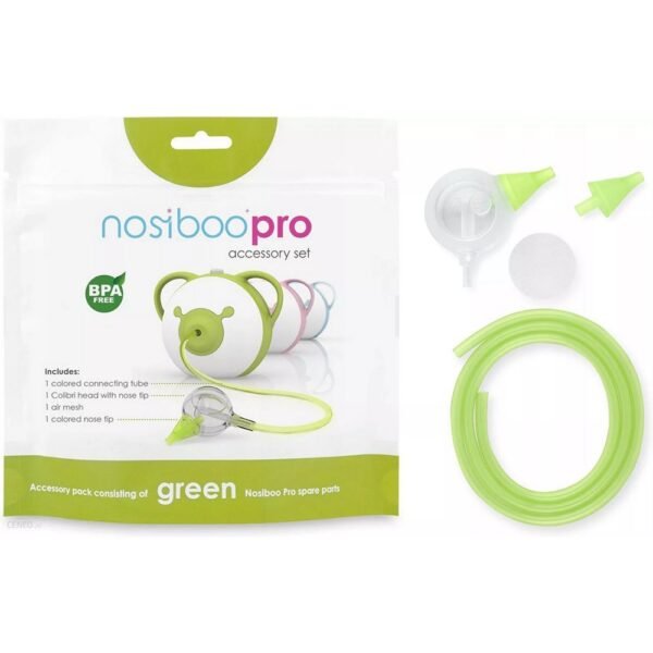Aspirator Accessory Set Green, Nosiboo