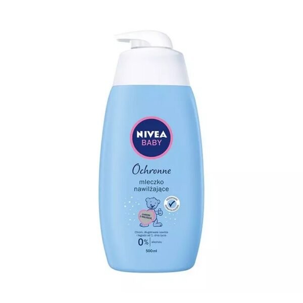 NIVEA Baby Protective Moisturizing Milk 500 ml Protects, long-lastingly moisturizes and soothes the delicate skin of a baby.