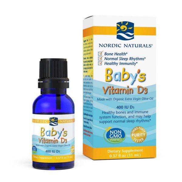 Vitamin D is needed for your baby to properly absorb calcium and build strong bones.