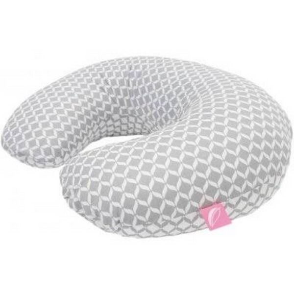 A unique breastfeeding pillow. The optimal, ergonomic shape guarantees your child maximum comfort, while relieving your back, reducing neck and nape tension.
