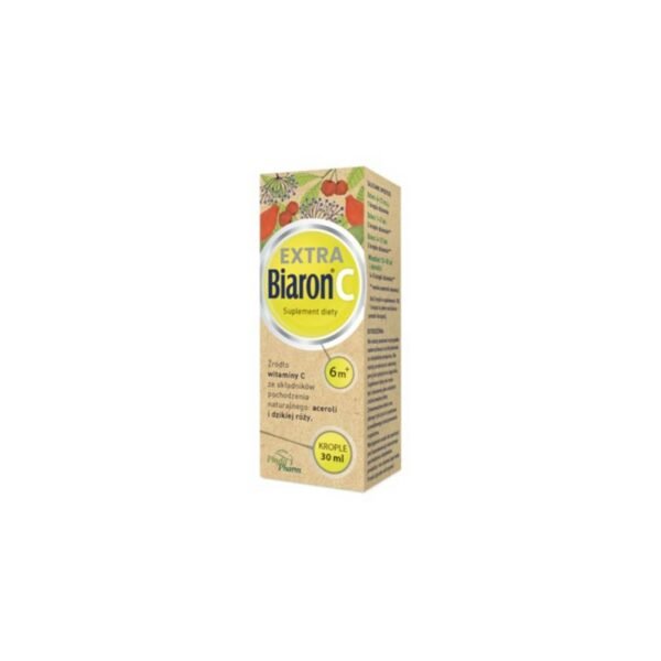 Drops Biaron C Extra is a dietary supplement that allows you to provide the body with vitamin C from ingredients of natural origin.
