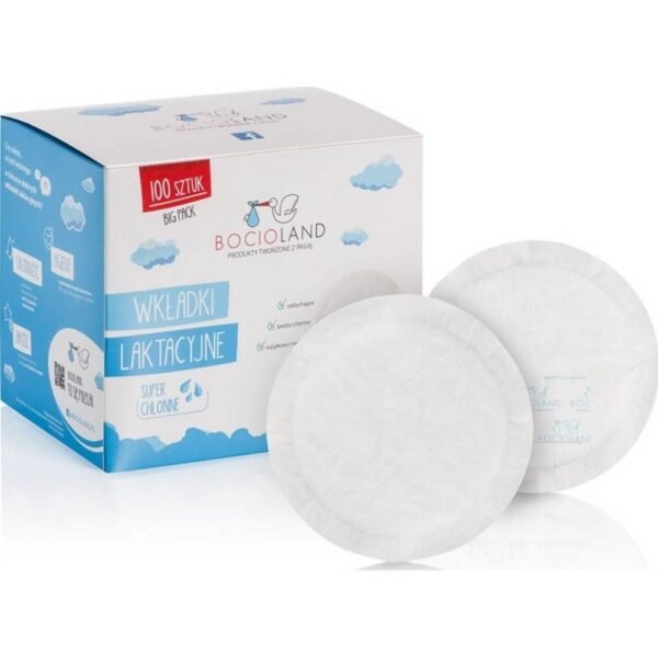 The new Bocioland breast pads are very absorbent thanks to the super absorbent that perfectly absorbs excess food and keeps moisture inside the pad.