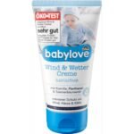 Babylove Calendula Sensitive nappy cream protects the baby's delicate skin - especially in the sensitive diaper area.