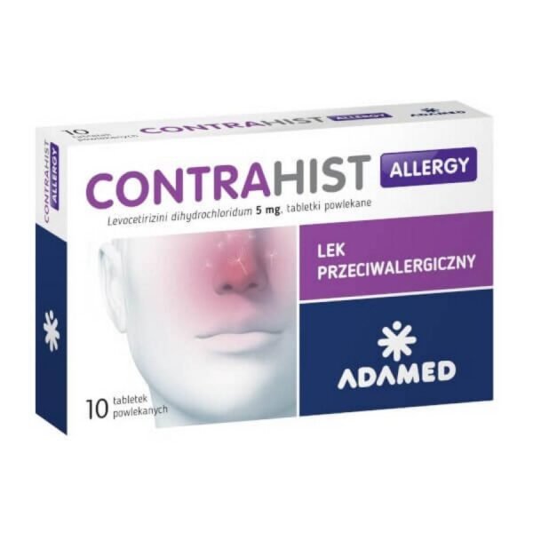 Contrahist Allergy is an antiallergic drug for use in adults, adolescents and children over 6 years of age in the course.