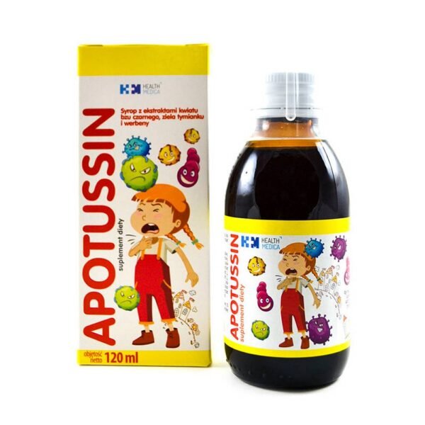 Dietary supplement APOTUSSIN is a syrup composed of a composition of herbs supporting the immune system at times of increased risk of disease, especially in the autumn and winter.