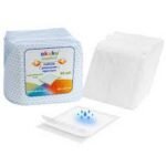 Disposable Akuku hygienic underlay is intended for use during the care and changing of infants and small children or as a disposable underlay for a mattress.