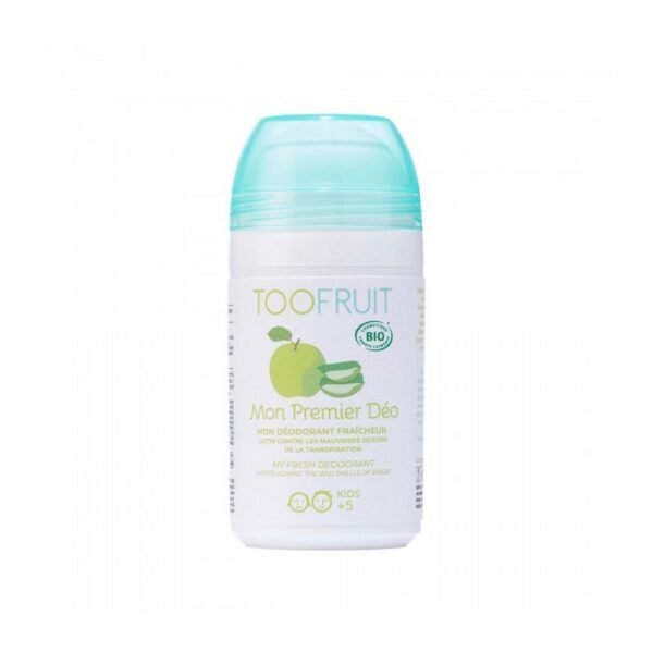 Deodorant roll-on for children from 5 years of age, effectively combating the unpleasant smell of sweat that appears especially intensely during puberty.