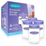 Designed for safe and longer storage of expressed milk. Lansinoh food storage bottles are made of polypropylene - a special material recommended for food storage.