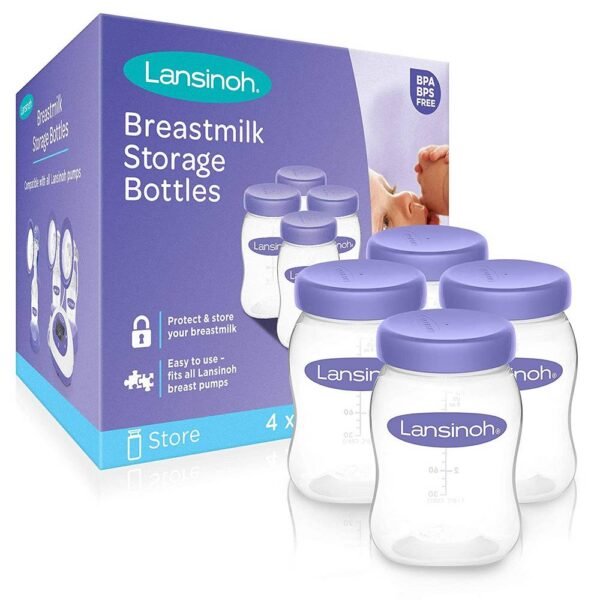 Designed for safe and longer storage of expressed milk. Lansinoh food storage bottles are made of polypropylene - a special material recommended for food storage.