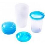 The containers are made of a special material intended for contact with food, which does not contain Bisphenol A.