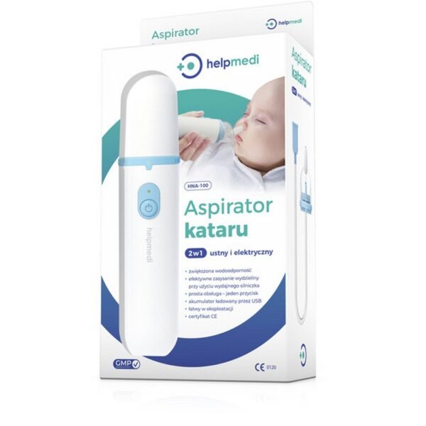 The Helpmedi aspirator is the only electro-oral aspirator on the Polish market.