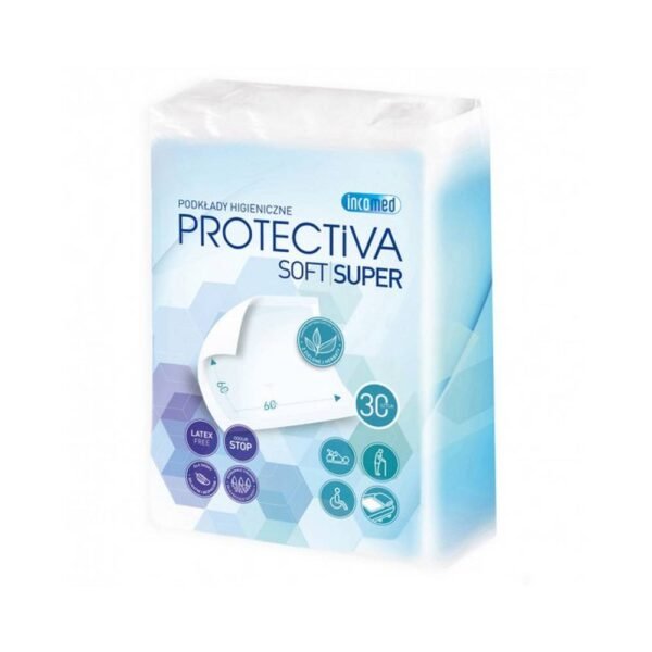 Underlays Protectiva Soft Maxi 90x60 cm, Incomed Hygienic underlays provide protection against dirt and moisture. They help to keep clean when changing babies, in the case of women in childbirth and when caring for an elderly and sick person.