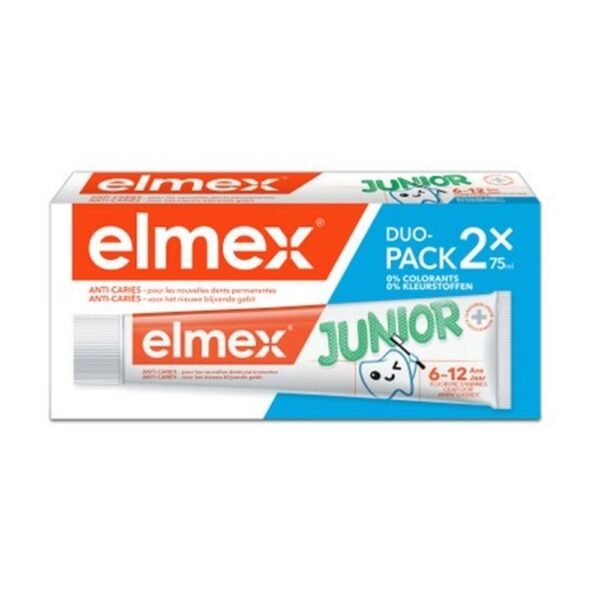 Elmex Junior toothpaste 7-12 years old has been developed taking into account the specific needs of children at the age when milk teeth are replaced by permanent teeth