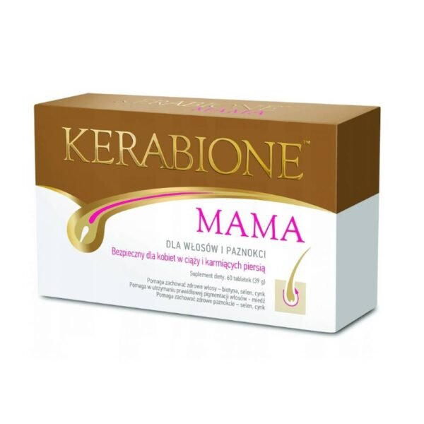 KERABIONE MAMA dietary supplement, 60 tablets dedicated to the hair of pregnant and breastfeeding women.