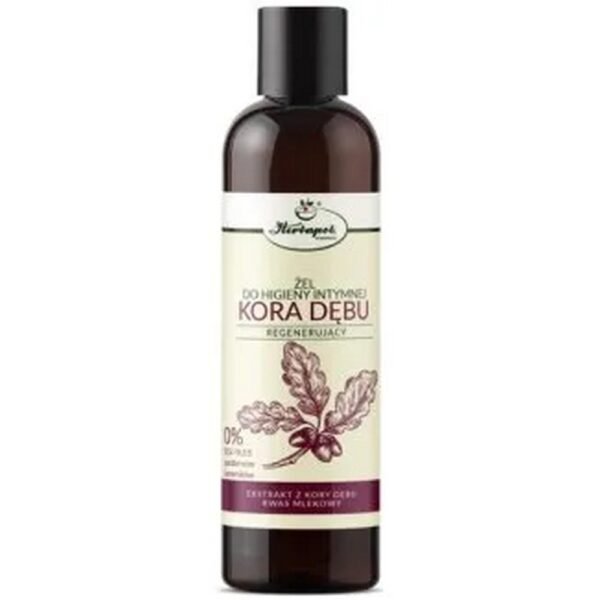 Oak bark gel for intimate hygiene with the addition of lactic acid is intended for the daily care of intimate areas.
