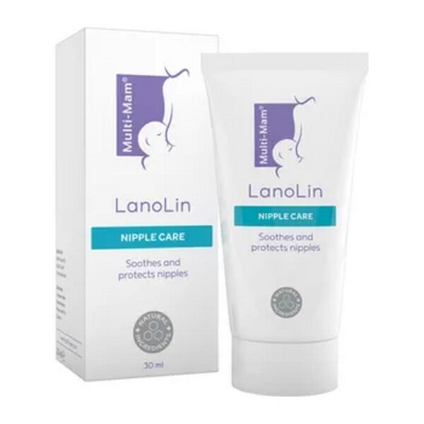 Lanolin care of the nipples of nursing mothers - protects the nipples against abrasions, irritation and cracking.