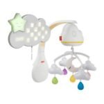 Fun that develops the falling asleep habits: gentle lights and calming music help soothe your little one to sleep.