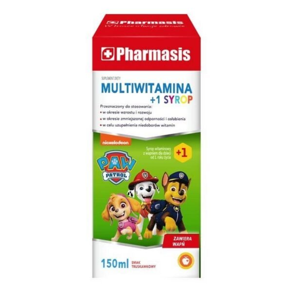 Vitamin syrup with calcium Multivitamin +1 intended for children over 1 year of age, recommended as a supplement to the diet with the active ingredients of the preparation.