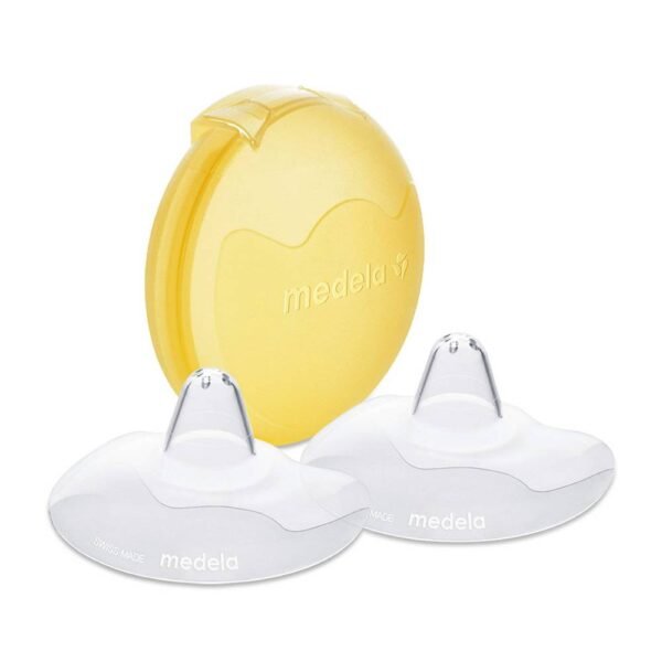 Medela Contact™ nipple shields allow you to breastfeed when latching is difficult or painful, protecting sore nipples and making it easier for your baby to latch on.
