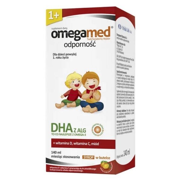 Omegamed Immunity syrup is a dietary food for special medical purposes, developed to effectively strengthen immunity in children over one year of age.