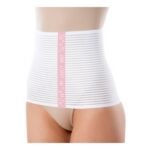 The postpartum abdominal girdle is a reusable medical device designed to be used to support the abdominal muscles.