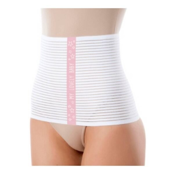 The postpartum abdominal girdle is a reusable medical device designed to be used to support the abdominal muscles.