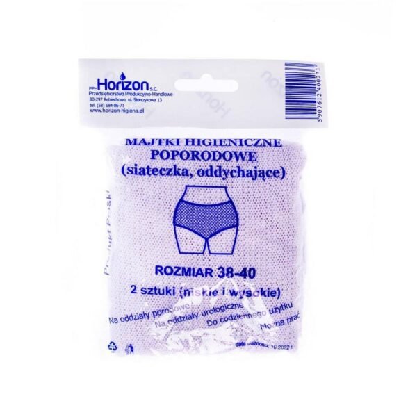 Hygienic postpartum panties are made of mesh that breathes so that we feel comfortable and light.