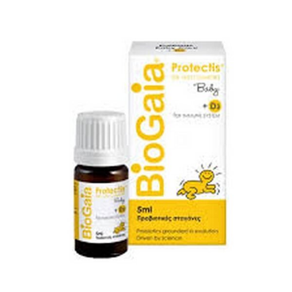 Probiotic drops for children - BioGaia - a preparation in the form of oral drops supporting and maintaining the proper bacterial flora of the intestines.