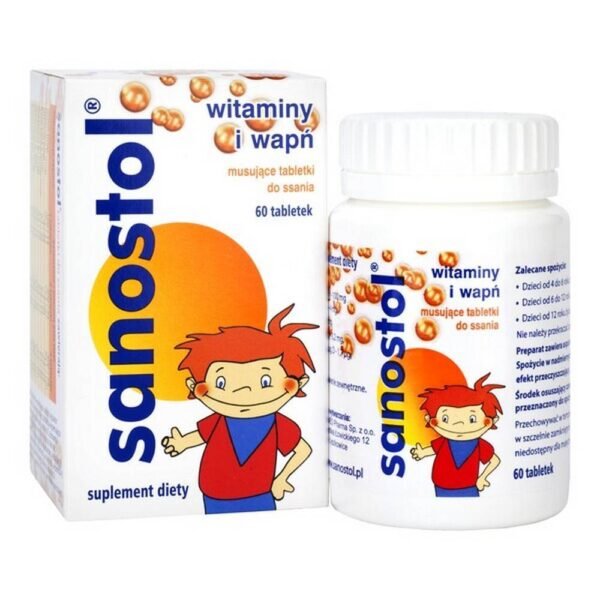Sanostol - a dietary supplement containing calcium and vitamins. The product is intended for children from 4 years of age, adolescents and adults.